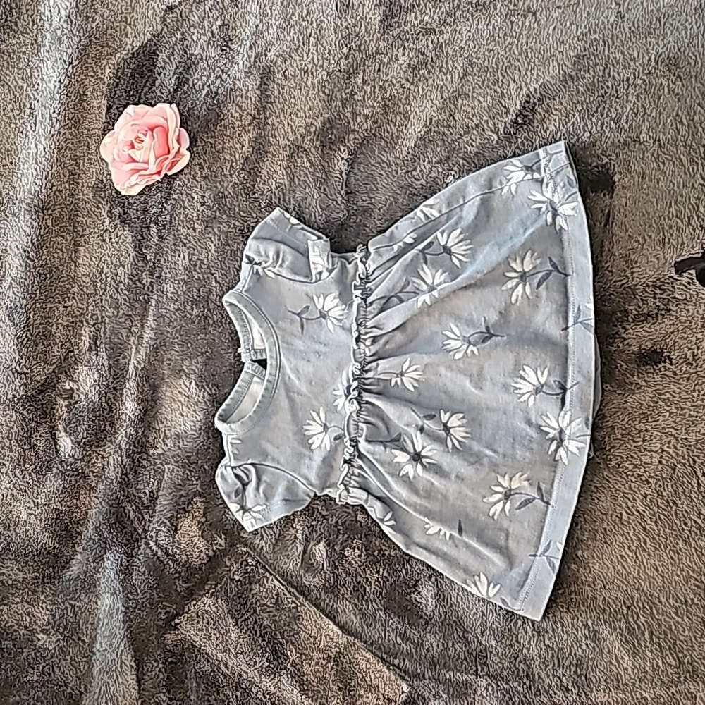 Newborn Floral Blue Dress by Carter's